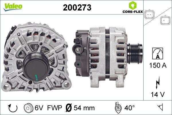 Valeo 200273 - Generator alexcarstop-ersatzteile.com