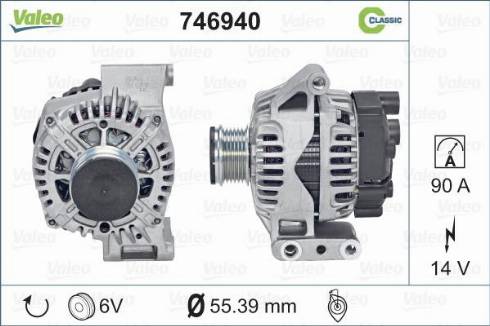 Valeo 746940 - Generator alexcarstop-ersatzteile.com