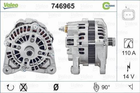 Valeo 746965 - Generator alexcarstop-ersatzteile.com