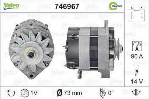 Valeo 746967 - Generator alexcarstop-ersatzteile.com