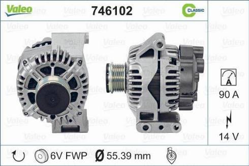 Valeo 746902 - Generator alexcarstop-ersatzteile.com