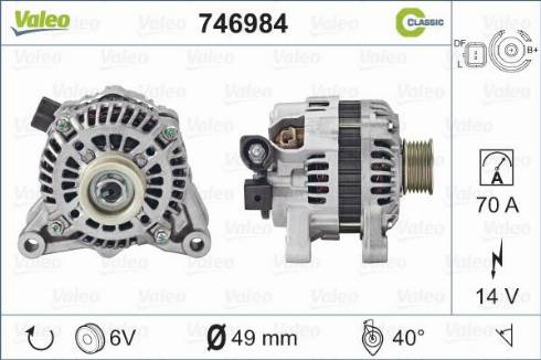 Valeo 746984 - Generator alexcarstop-ersatzteile.com