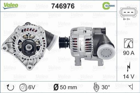 Valeo 746976 - Generator alexcarstop-ersatzteile.com