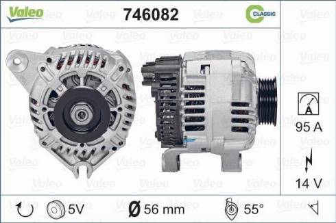 Valeo 746082 - Generator alexcarstop-ersatzteile.com