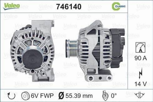 Valeo 746140 - Generator alexcarstop-ersatzteile.com