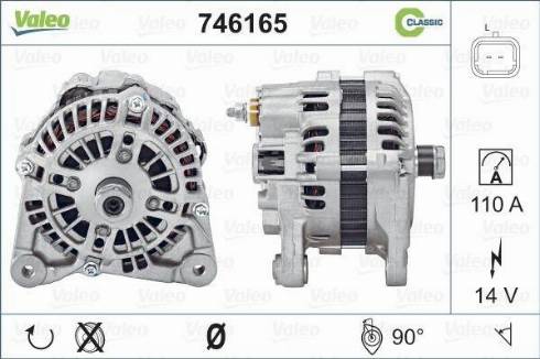 Valeo 746165 - Generator alexcarstop-ersatzteile.com