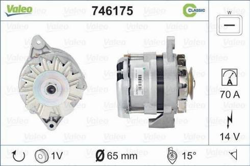 Valeo 746175 - Generator alexcarstop-ersatzteile.com