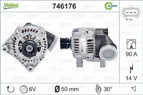 Valeo 746176 - Generator alexcarstop-ersatzteile.com