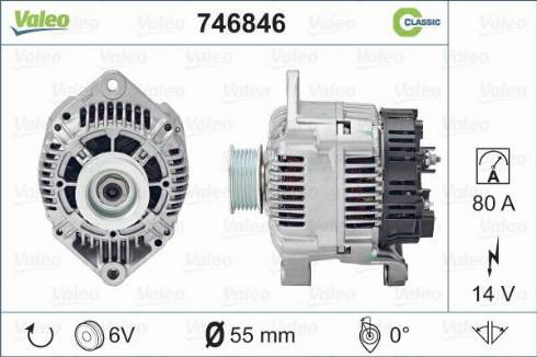 Valeo 746846 - Generator alexcarstop-ersatzteile.com