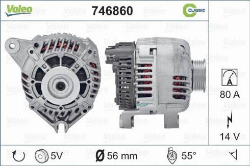 Valeo 746860 - Generator alexcarstop-ersatzteile.com