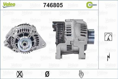 Valeo 746805 - Generator alexcarstop-ersatzteile.com