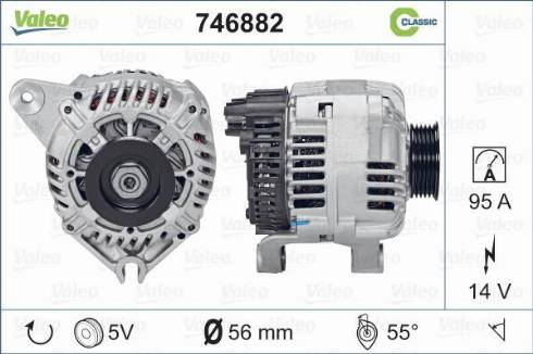 Valeo 746882 - Generator alexcarstop-ersatzteile.com