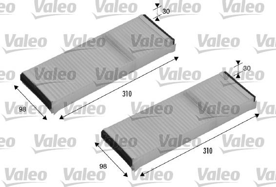 Valeo 715500 - Filter, Innenraumluft alexcarstop-ersatzteile.com