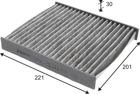 Valeo 715819 - Filter, Innenraumluft alexcarstop-ersatzteile.com