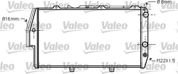 Valeo 734738 - Kühler, Motorkühlung alexcarstop-ersatzteile.com