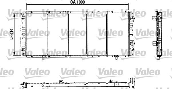 Valeo 730999 - Kühler, Motorkühlung alexcarstop-ersatzteile.com