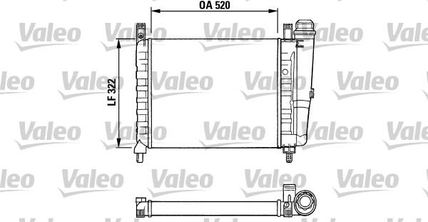 Valeo 730991 - Kühler, Motorkühlung alexcarstop-ersatzteile.com