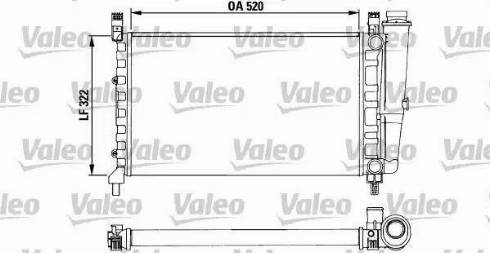 Valeo 730489 - Kühler, Motorkühlung alexcarstop-ersatzteile.com