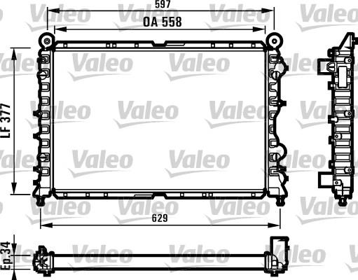 Valeo 731561 - Kühler, Motorkühlung alexcarstop-ersatzteile.com