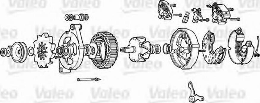 Valeo A13N93 - Gleichrichter, Generator alexcarstop-ersatzteile.com