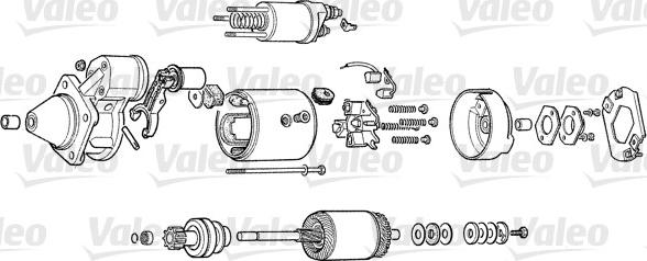 Valeo D9E138 - Starter alexcarstop-ersatzteile.com