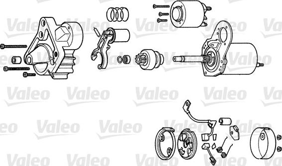 Valeo D6RA93 - Starter alexcarstop-ersatzteile.com