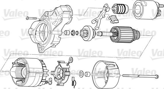 Valeo D7E29 - Starter alexcarstop-ersatzteile.com