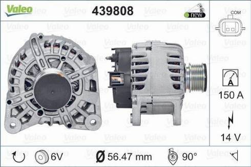 Valeo FG15T056 - Generator alexcarstop-ersatzteile.com