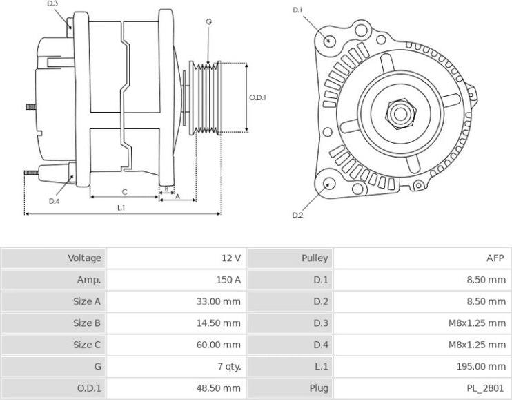 Valeo FG15T071 - Generator alexcarstop-ersatzteile.com