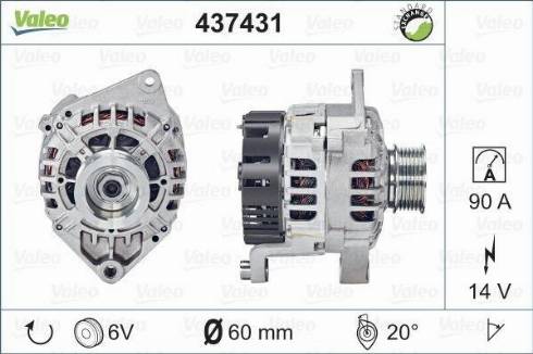 Valeo SG9B054 - Generator alexcarstop-ersatzteile.com