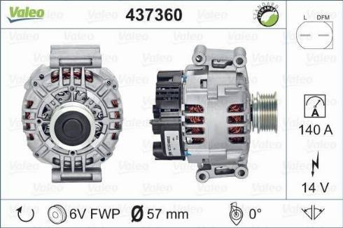 Valeo SG14B010 - Generator alexcarstop-ersatzteile.com