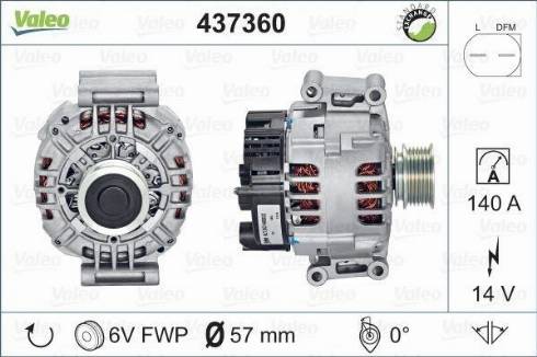 Valeo SG14B022 - Generator alexcarstop-ersatzteile.com