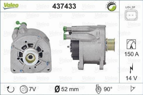 Valeo SG15L035 - Generator alexcarstop-ersatzteile.com