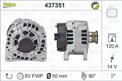 Valeo SG12B108 - Generator alexcarstop-ersatzteile.com