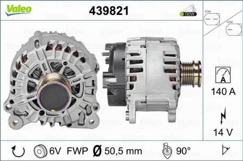 Valeo TG14C049 - Generator alexcarstop-ersatzteile.com