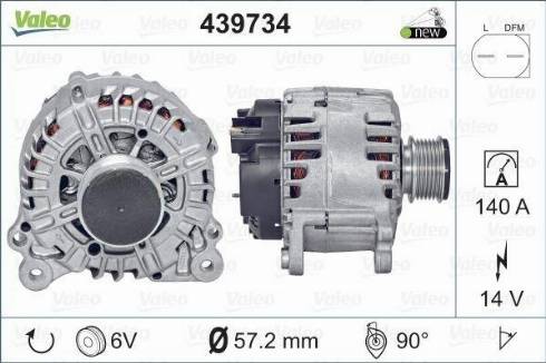 Valeo TG14C036 - Generator alexcarstop-ersatzteile.com