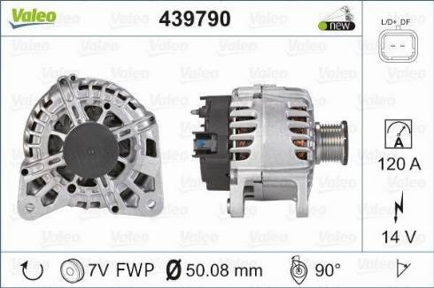 Valeo TG12C092 - Generator alexcarstop-ersatzteile.com