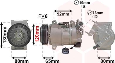 Van Wezel 4001K704 - Kompressor, Klimaanlage alexcarstop-ersatzteile.com