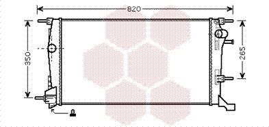 Van Wezel 43002445 - Kühler, Motorkühlung alexcarstop-ersatzteile.com