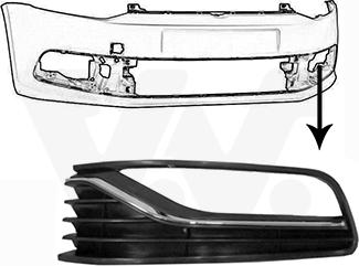 Van Wezel 5814493 - Lüftungsgitter, Stoßfänger alexcarstop-ersatzteile.com