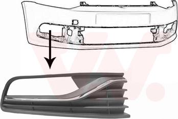 Van Wezel 5814594 - Lüftungsgitter, Stoßfänger alexcarstop-ersatzteile.com