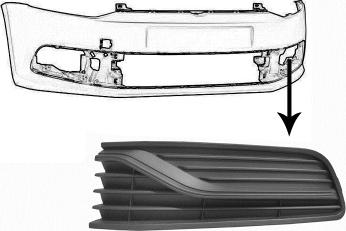 Van Wezel 5814595 - Lüftungsgitter, Stoßfänger alexcarstop-ersatzteile.com