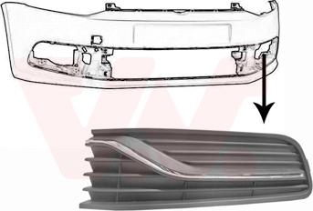 Van Wezel 5814591 - Lüftungsgitter, Stoßfänger alexcarstop-ersatzteile.com