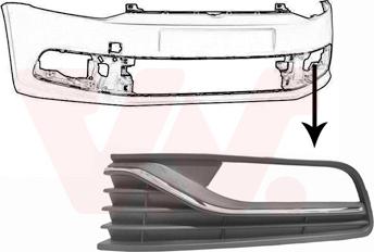 Van Wezel 5814593 - Lüftungsgitter, Stoßfänger alexcarstop-ersatzteile.com