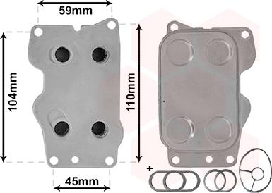 Van Wezel 09013701 - Ölkühler, Motoröl alexcarstop-ersatzteile.com