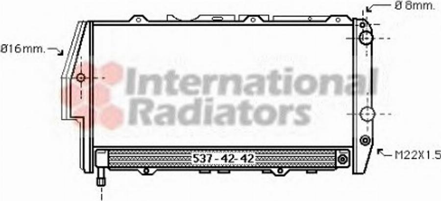 Van Wezel 03002049 - Kühler, Motorkühlung alexcarstop-ersatzteile.com