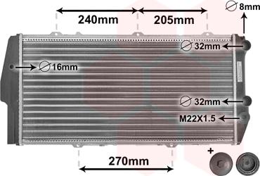 Van Wezel 03002020 - Kühler, Motorkühlung alexcarstop-ersatzteile.com