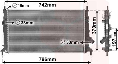 Van Wezel 18002369 - Kühler, Motorkühlung alexcarstop-ersatzteile.com