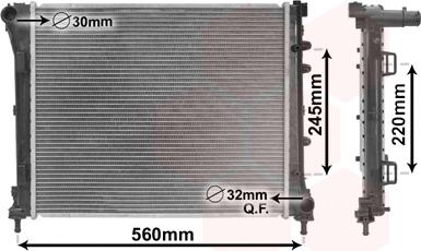 Van Wezel 17002387 - Kühler, Motorkühlung alexcarstop-ersatzteile.com