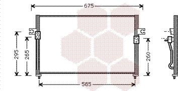 Van Wezel 82005058 - Kondensator, Klimaanlage alexcarstop-ersatzteile.com